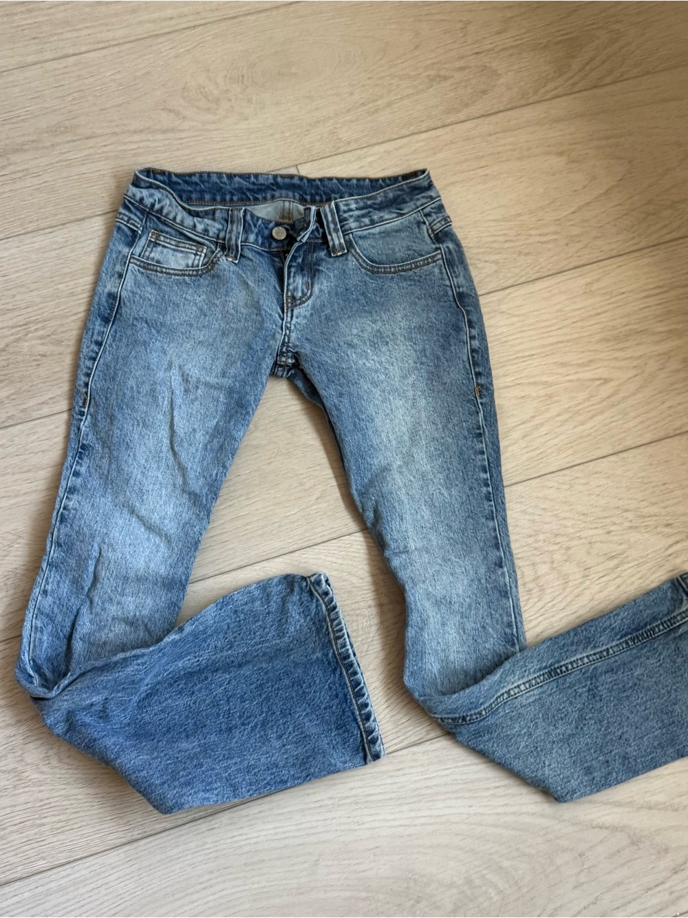 Brandy Melville Light Blue High-Rise Jeans